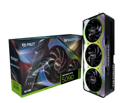 Karta graficzna PALIT GeForce RTX 5090 GameRock 32GB GDDR7 DLSS4 NE75090019R5-GB2020G